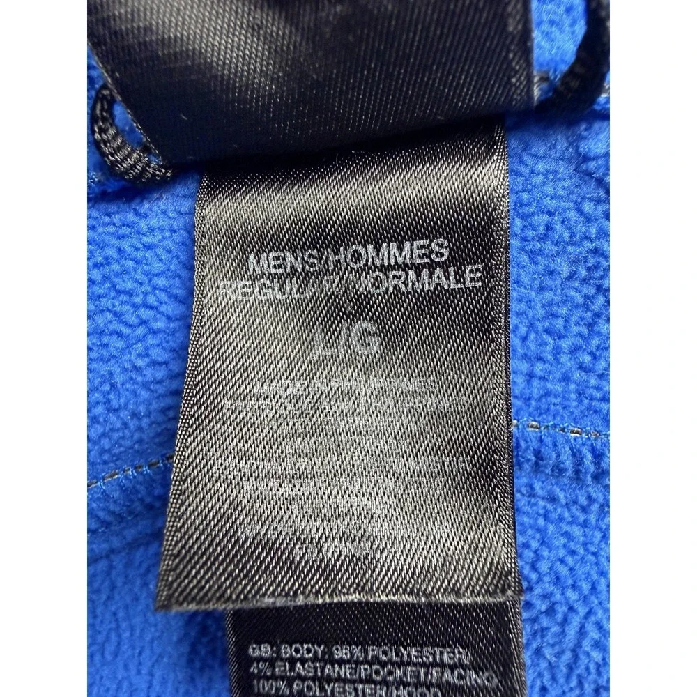 The North Face Apex Elevation Jacket Men LG Gray Blue Full Zip Hooded Insulated